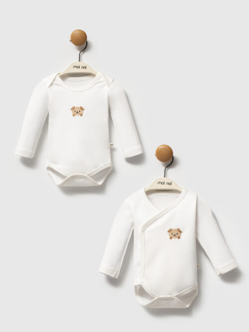 Два броя Бодита с дълъг ръкав - Mini dog collection