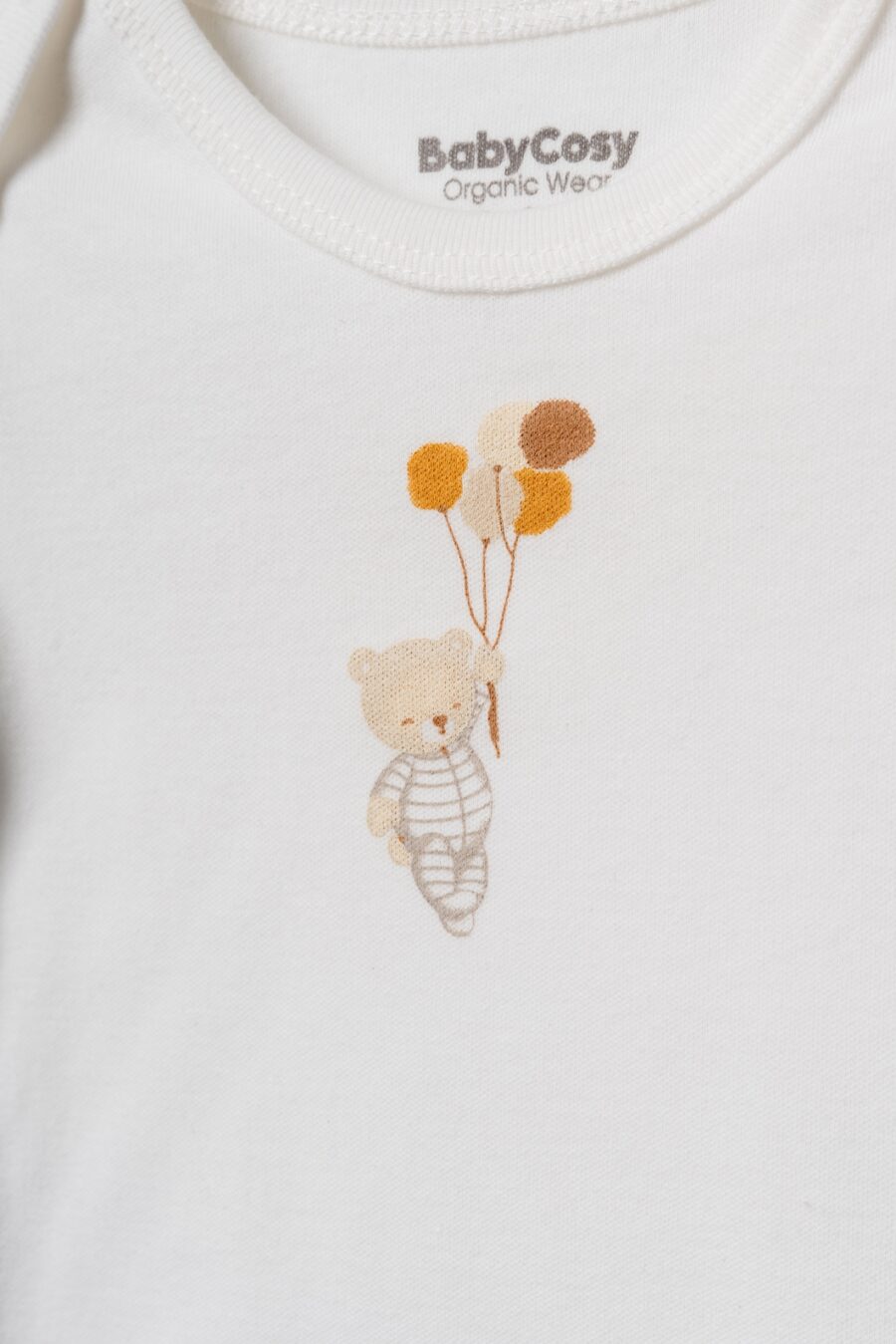 Два броя Бодита с дълъг ръкав от органичен памук - Balloons Collection