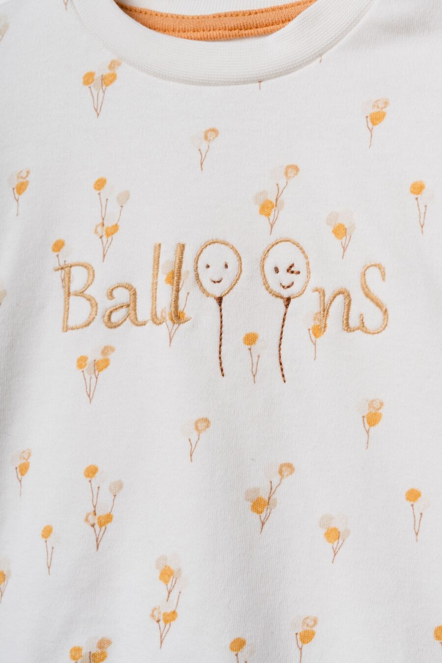 Комплект Суитшърт и панталон от органичен памук - Balloons Collection