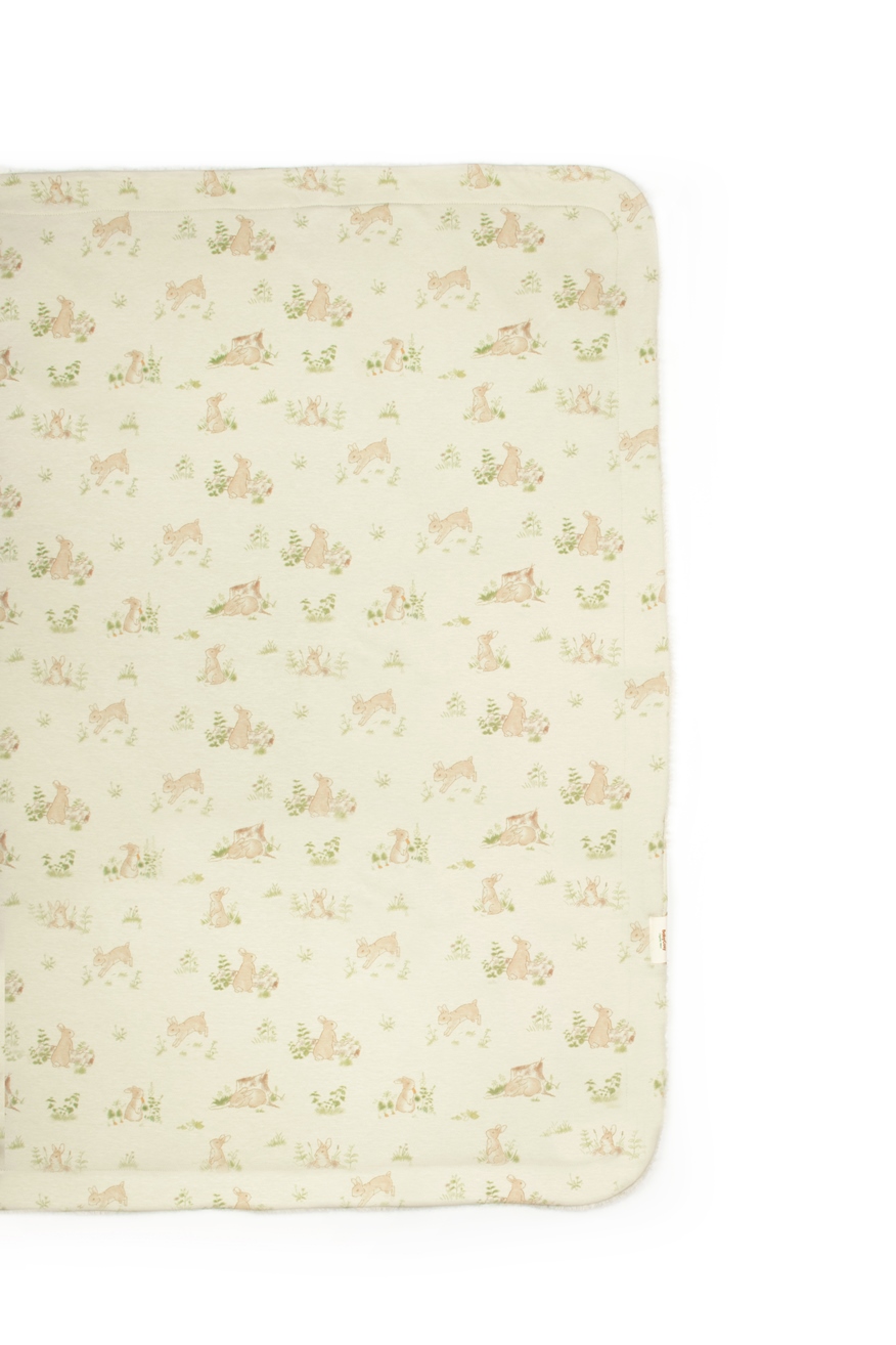 Одеяло 85х85 см от органичен памук - Cute Rabbit Collection