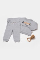 Комплект Суитшърт и панталон от органичен памук - Grey Color