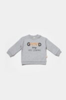 Комплект Суитшърт и панталон от органичен памук - Grey Color