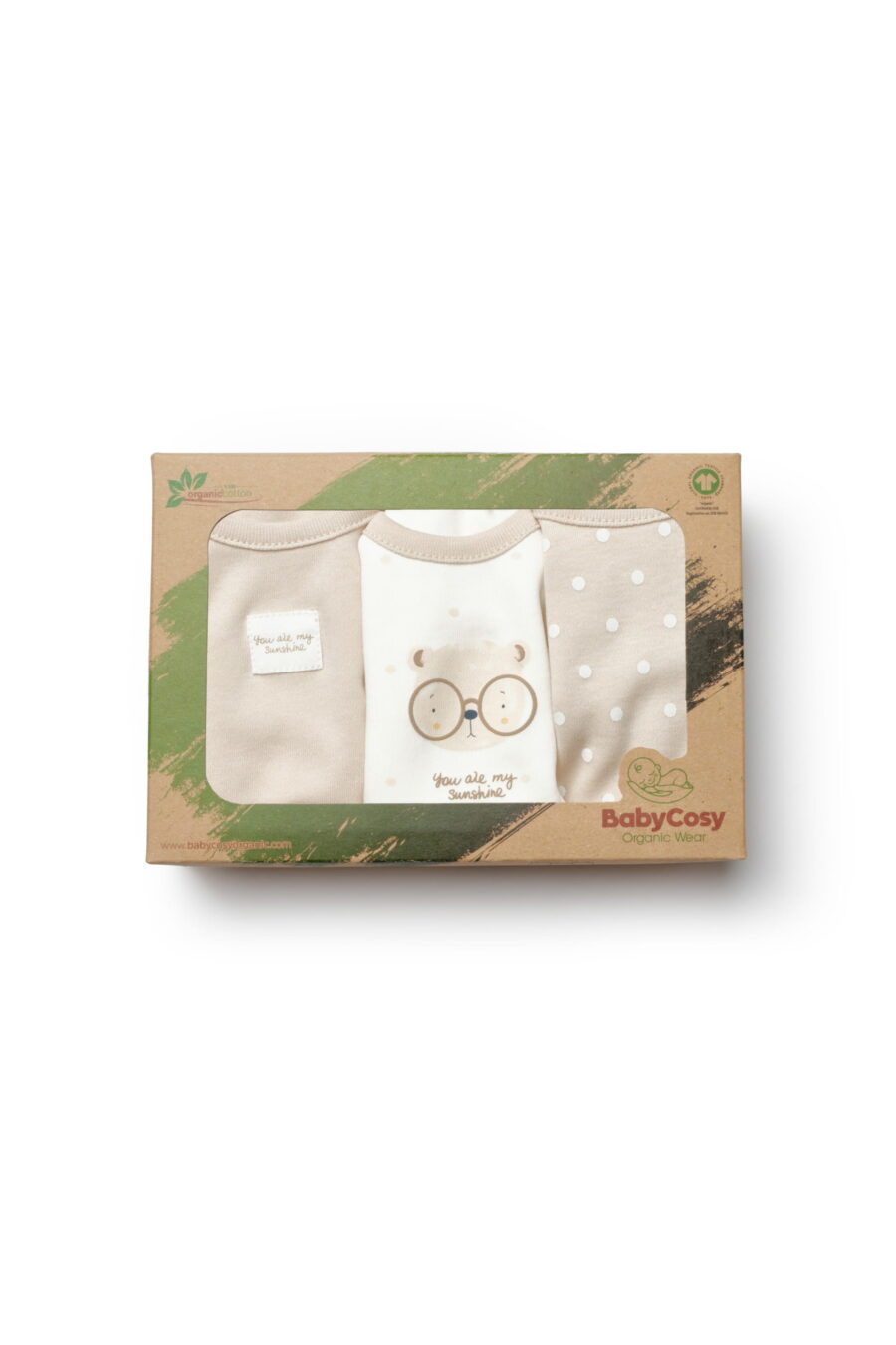 Три Бодита с къс ръкав от органичен памук - Bamboo Collection