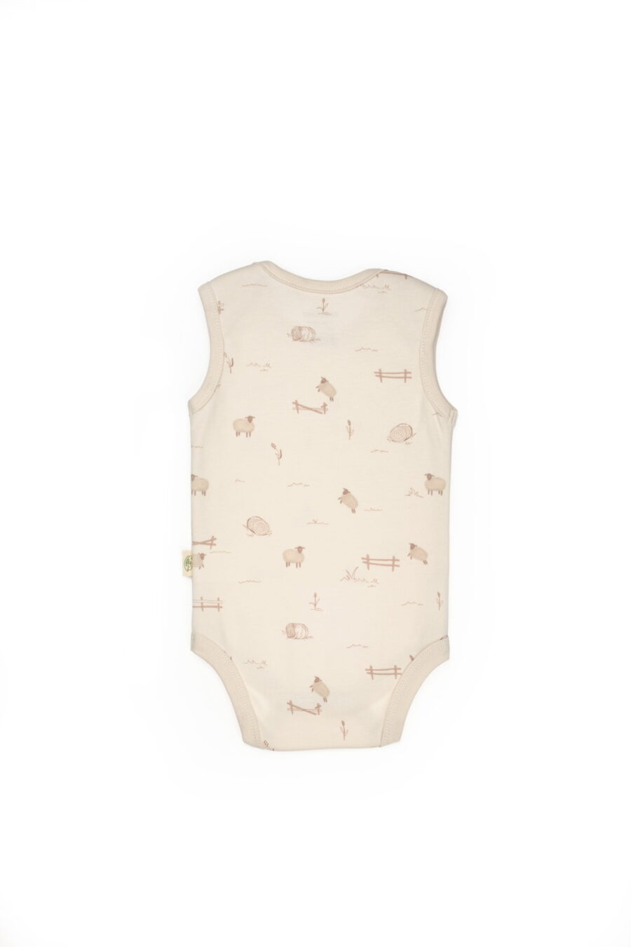 Два броя Бодита без ръкави от органичен памук - Lamb Collection