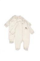 Два броя Ромпъри от органичен памук – Lamb Collection