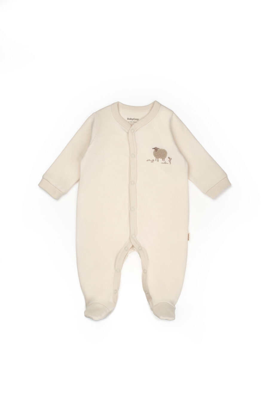 Два броя Ромпъри от органичен памук – Lamb Collection