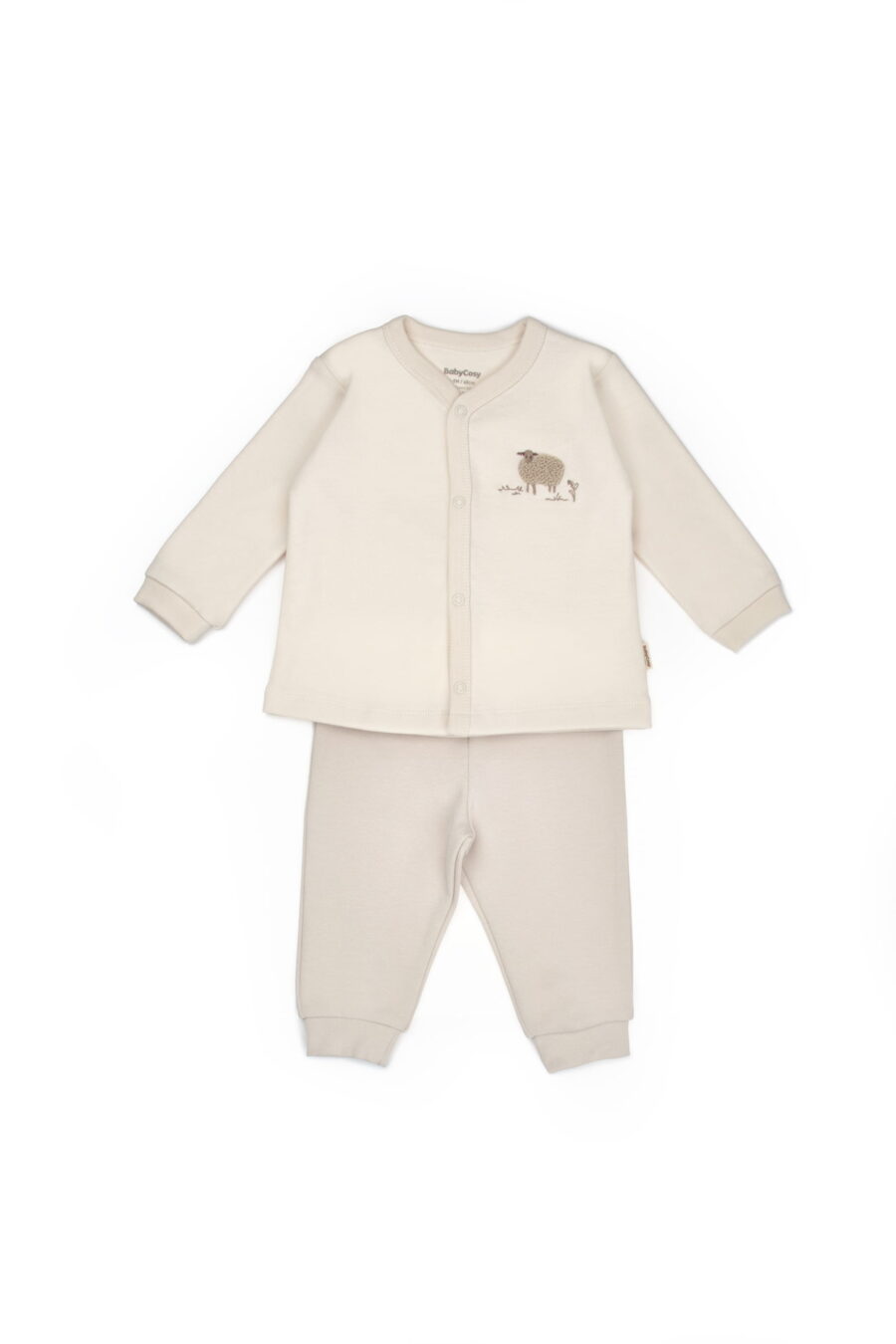 Комплект Блузка и панталон от органичен памук - Lamb Collection
