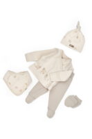 Комплект за изписване 5 части от органичен памук – Lamb Collection