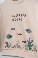 Комплект Суитшърт и панталон от органичен памук - Undersea world Collection