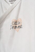 Два броя Бодита с къс ръкав тип прегърни ме от органичен памук - Little Princess Collection