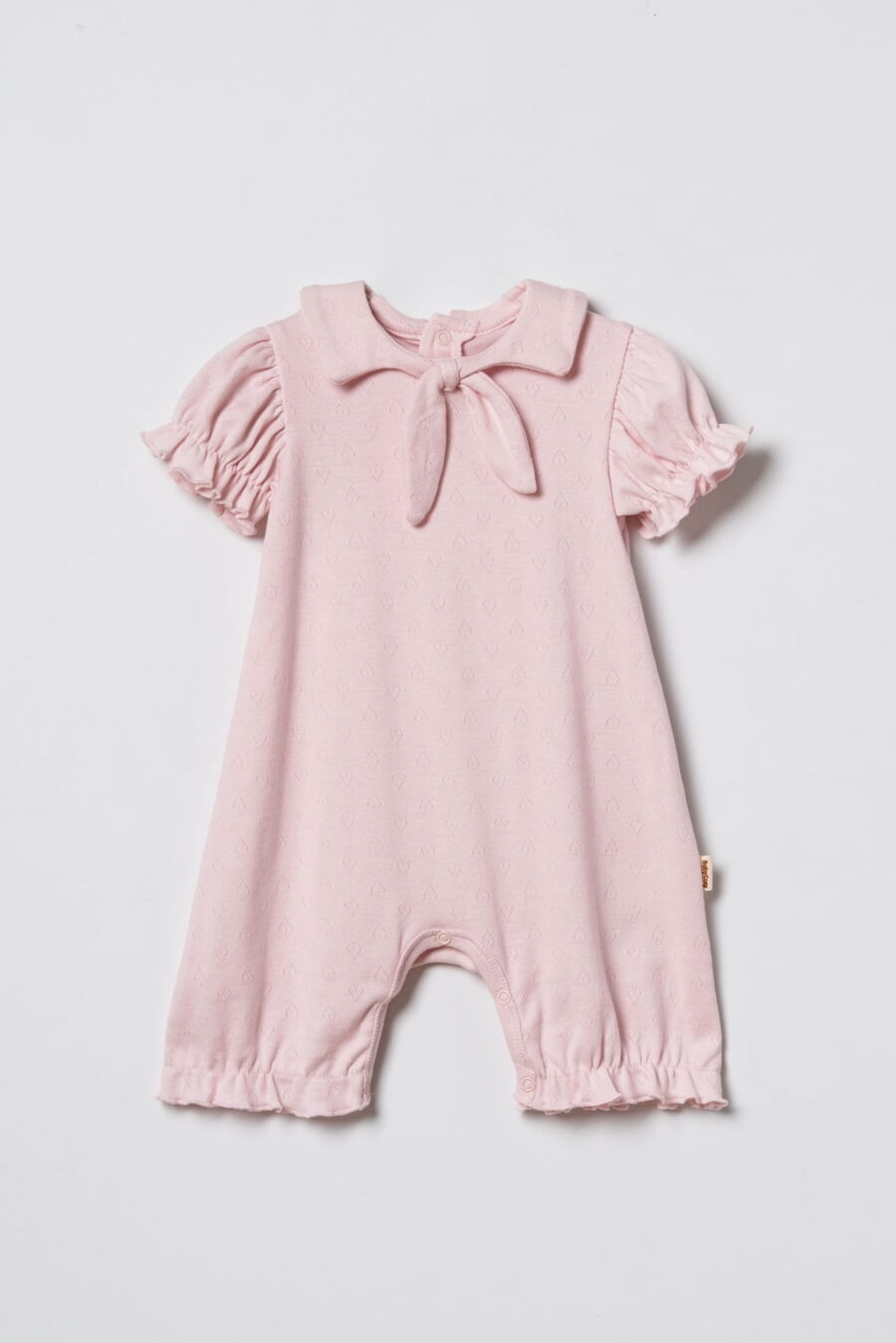 Ромпър с къс ръкав от органичен памук - Little Princess Collection