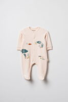 Два броя Ромпъри от органичен памук – Undersea world Collection