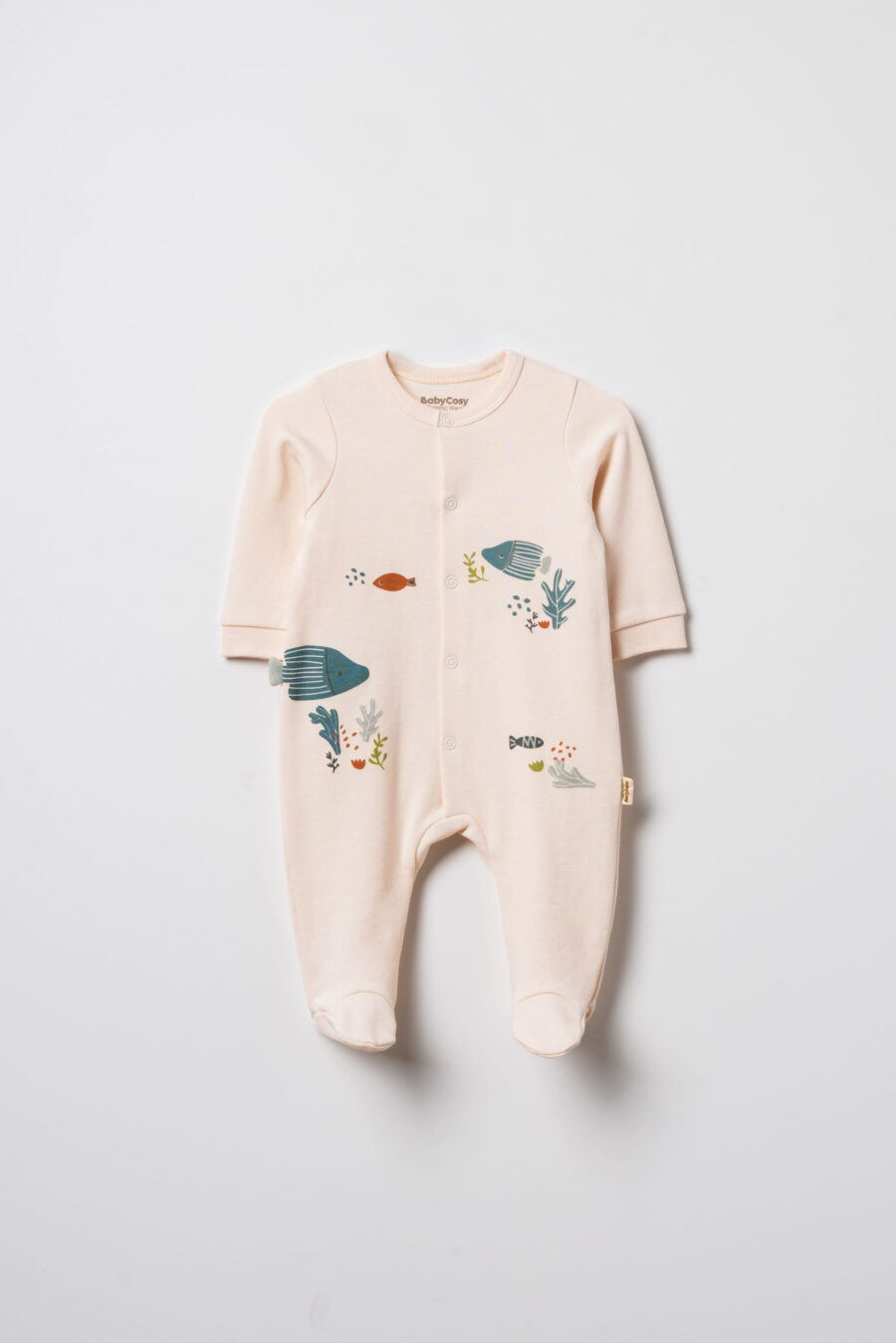 Два броя Ромпъри от органичен памук – Undersea world Collection