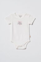 Два броя Бодита с къс ръкав от органичен памук - Little Princess Collection