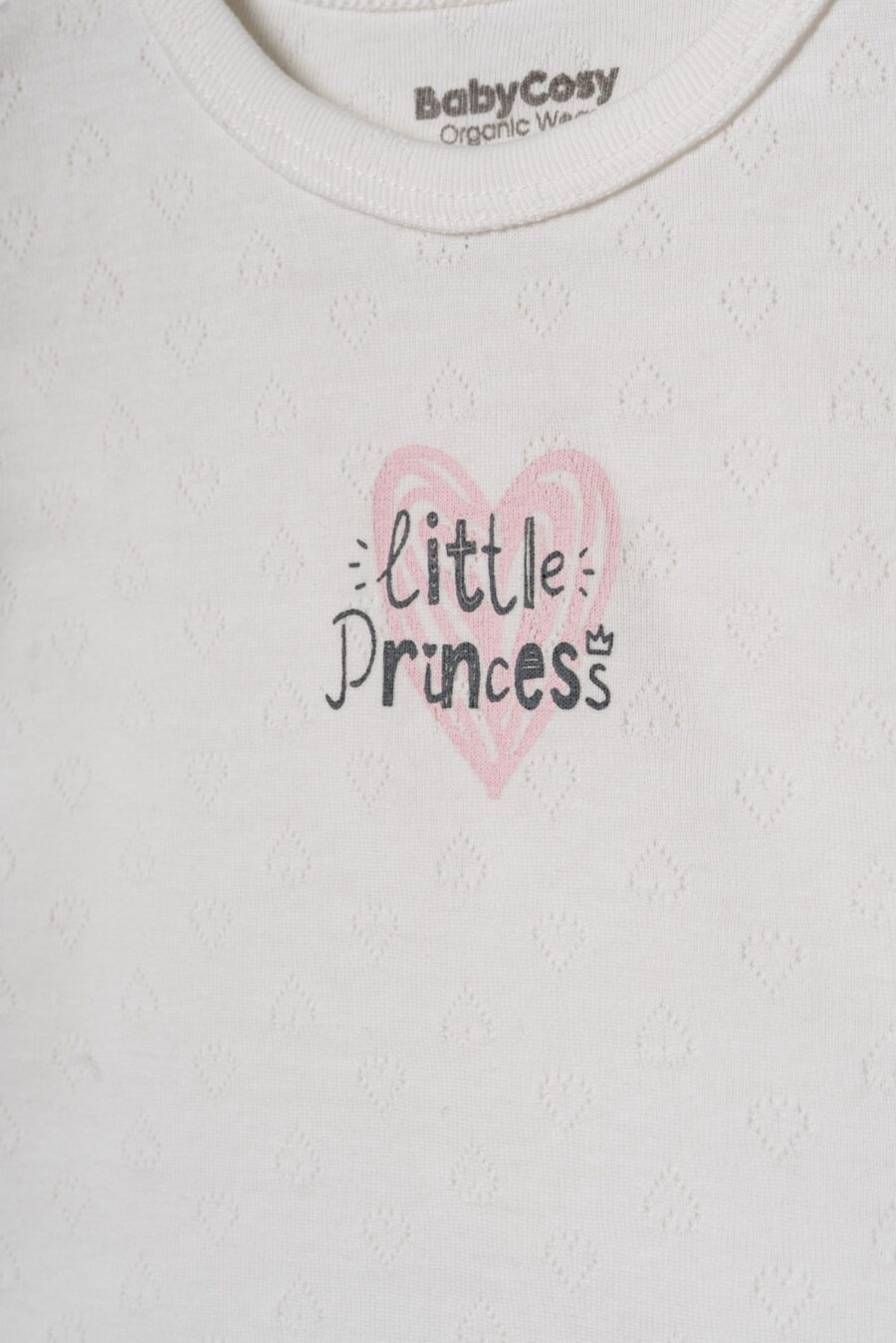 Комплект Тениска и къси панталонки от органичен памук - Little Princess Collection