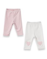 Два броя Панталони от органичен памук - Little Princess Collection
