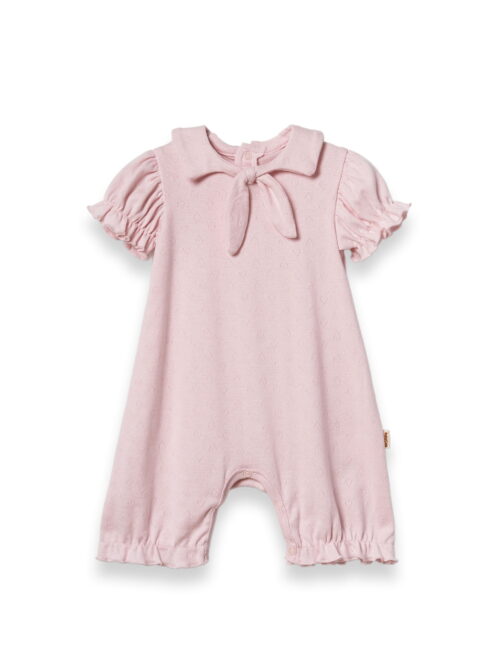 Ромпър с къс ръкав от органичен памук - Little Princess Collection
